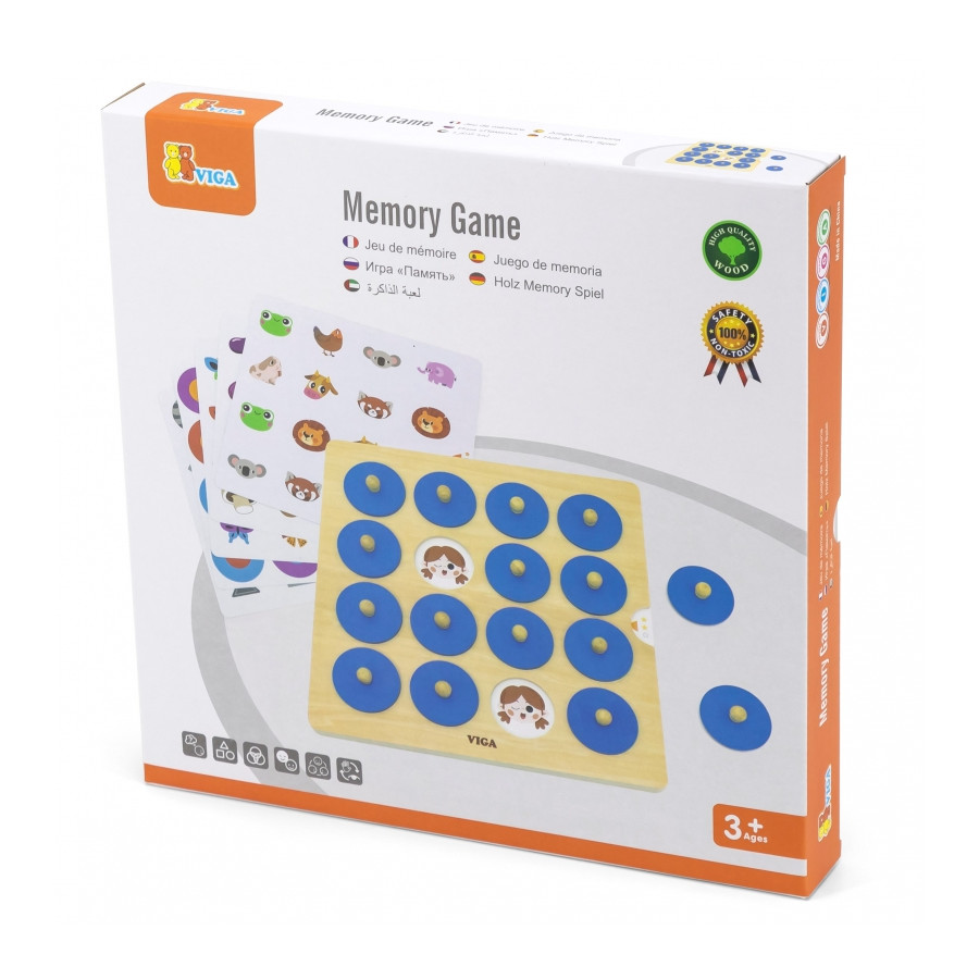 Gra Memory 10 kart montessori / Viga