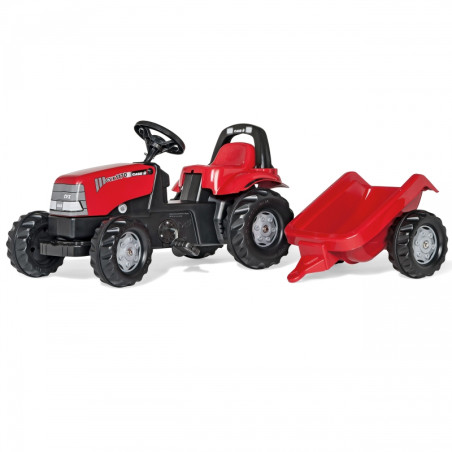 Traktor na pedały Case z przyczepką / Rolly toys