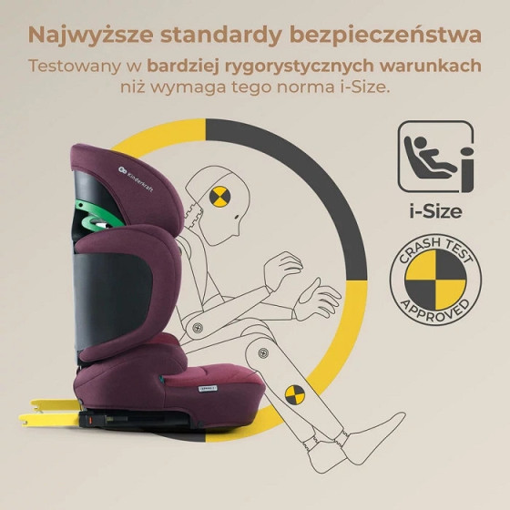 Fotelik samochodowy Xpand 2 15-36 kg Cherry / Kinderkraft