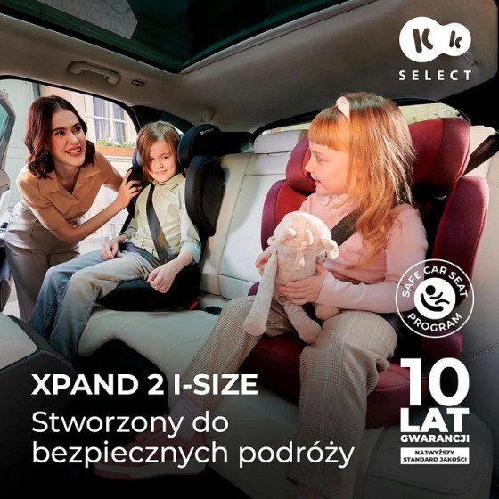 Fotelik samochodowy Xpand 2 15-36 kg Szary / Kinderkraft