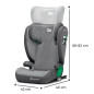 Fotelik samochodowy Junior Fix 2 15-36 kg Grey / Kinderkraft