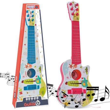 Gitara akustyczna Różowa 55 cm / Woopie