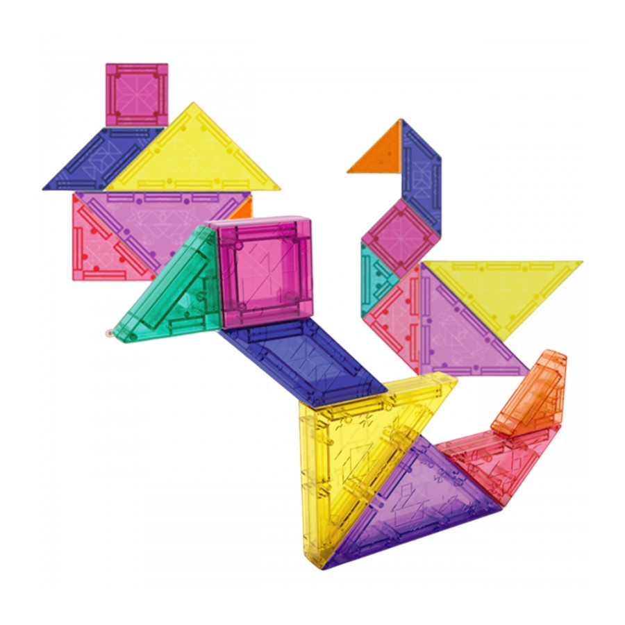 Klocki magnetyczne 3D tangram / Woopie