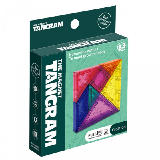 Klocki magnetyczne 3D tangram / Woopie