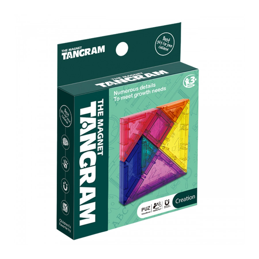 Klocki magnetyczne 3D tangram / Woopie