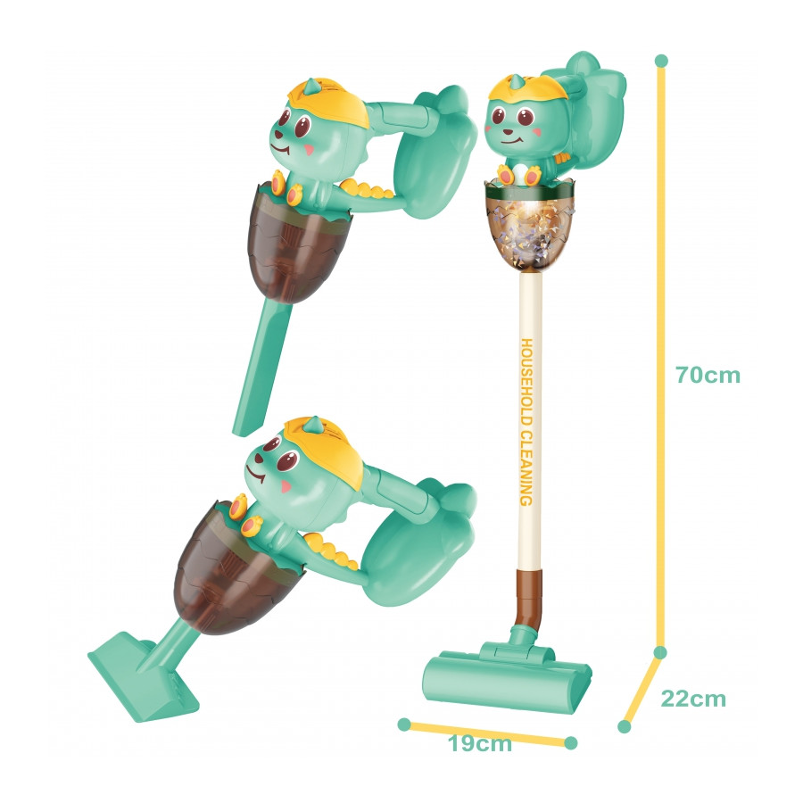 Interaktywny odkurzacz pionowy Dino 3w1 / Woopie