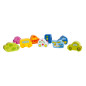 Klocki do nawlekania ruch drogowy 13 el. / Classic world