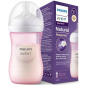 Butelka dla niemowląt responsywna Natural różowa 260 ml / Philips Avent Butelka dla niemowląt responsywna Natural różowa 260 ml / Philips Avent