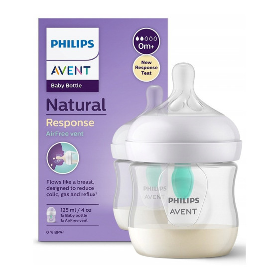 Butelka dla niemowląt responsywna Air Free 125 ml / Philips Avent