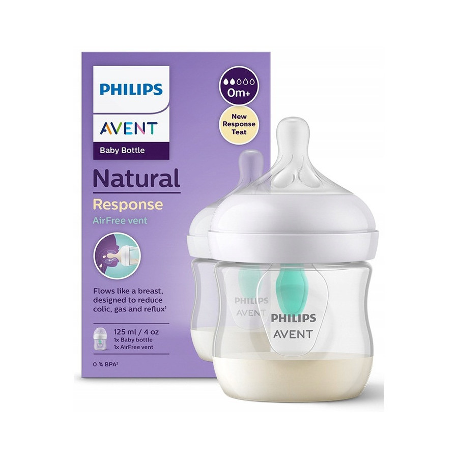Butelka dla niemowląt responsywna Air Free 125 ml / Philips Avent