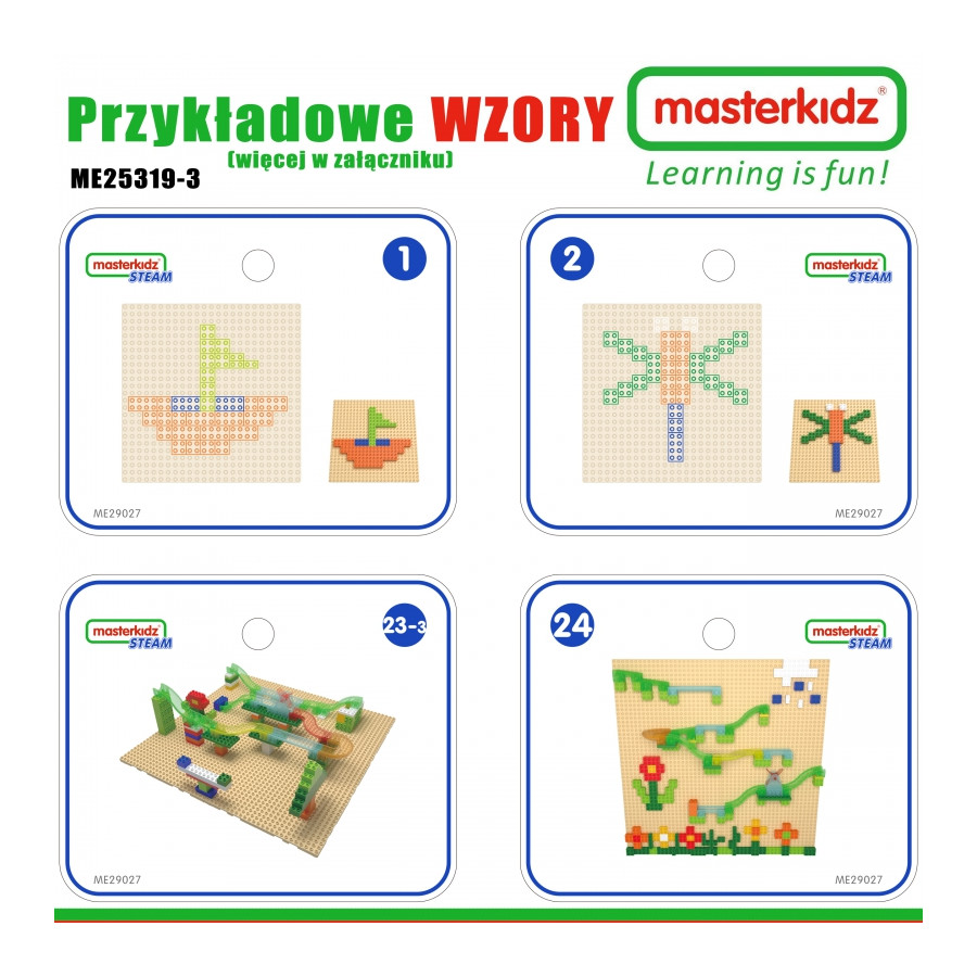 Stół naukowo-kreatywny + akcesoria STEM Wall 359 el. / Masterkidz