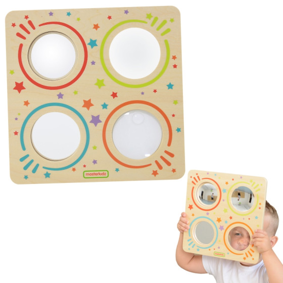 Sensoryczna tablica z lustrami i soczewkami / Masterkidz