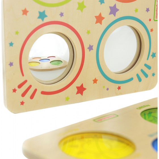 Sensoryczna tablica z lustrami i soczewkami / Masterkidz