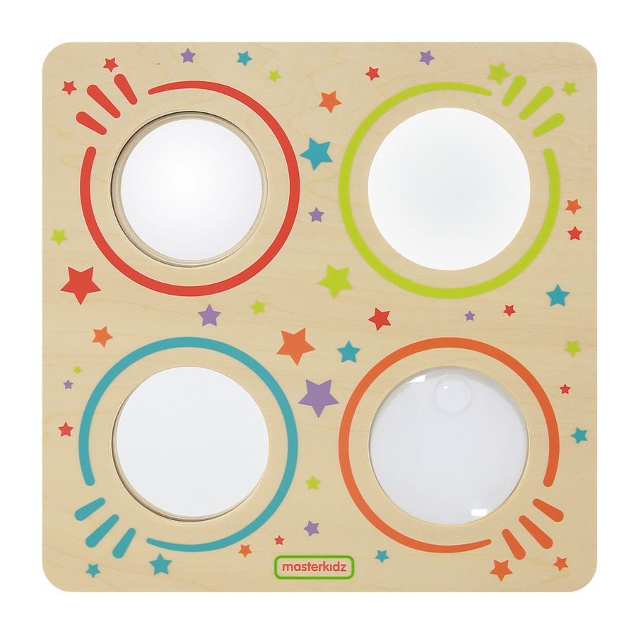 Sensoryczna tablica z lustrami i soczewkami / Masterkidz Sensoryczna tablica z lustrami i soczewkami / Masterkidz