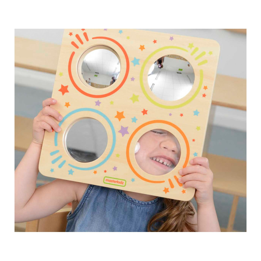 Sensoryczna tablica z lustrami i soczewkami / Masterkidz