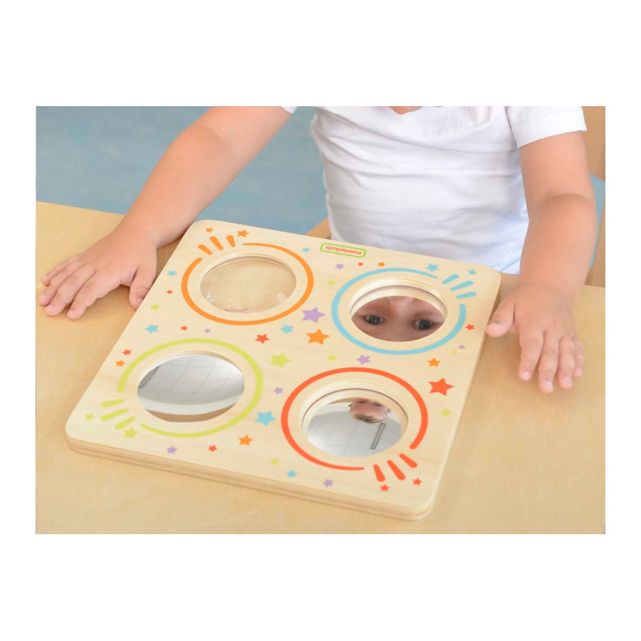 Sensoryczna tablica z lustrami i soczewkami / Masterkidz