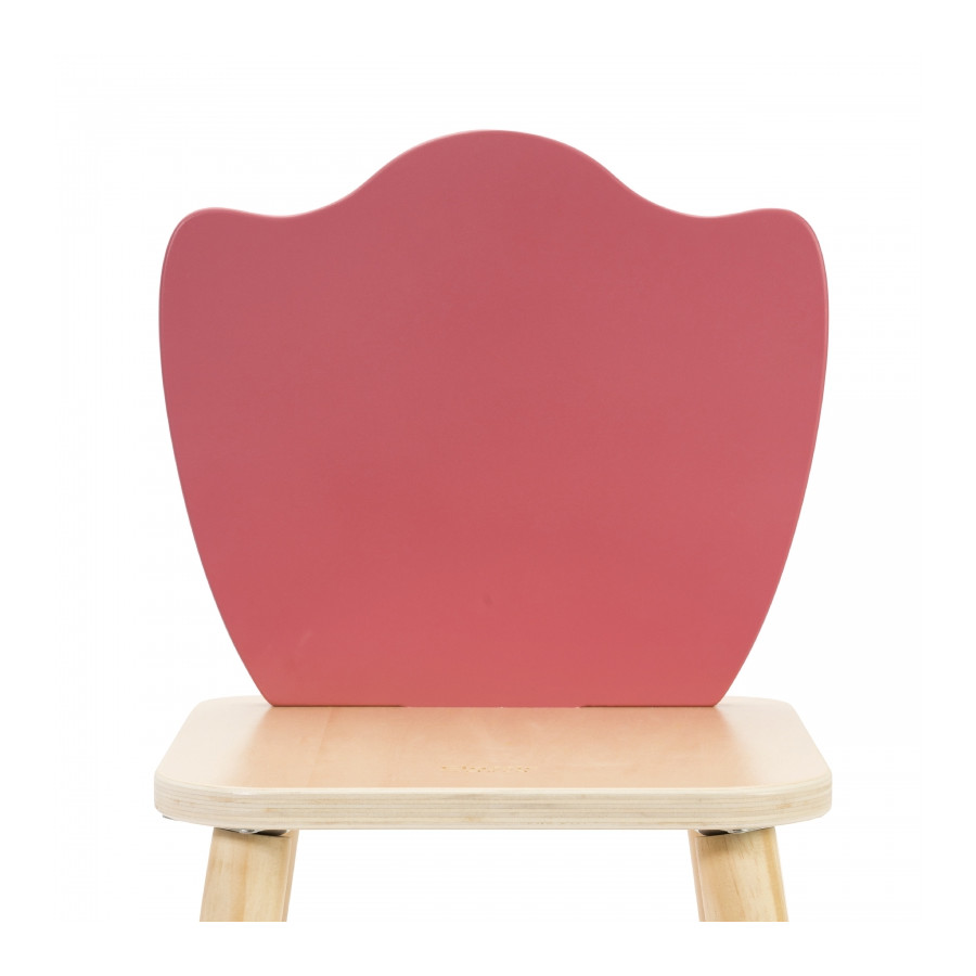 Pastelowe krzesełko Grace czerwone / Classic world