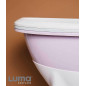 Zestaw kąpielowy 8 el. Speckles white / Luma