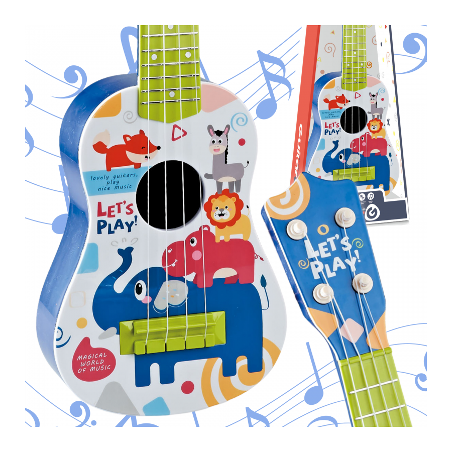 Gitara klasyczna dla dzieci Niebieska 57 cm / Woopie