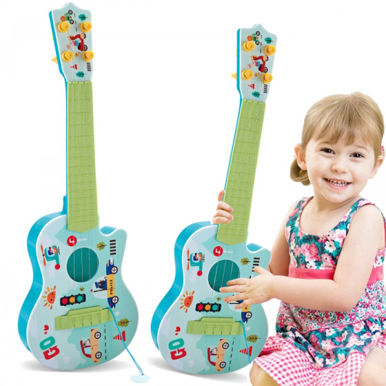 Gitara akustyczna dla dzieci Zielona 43 cm / Woopie