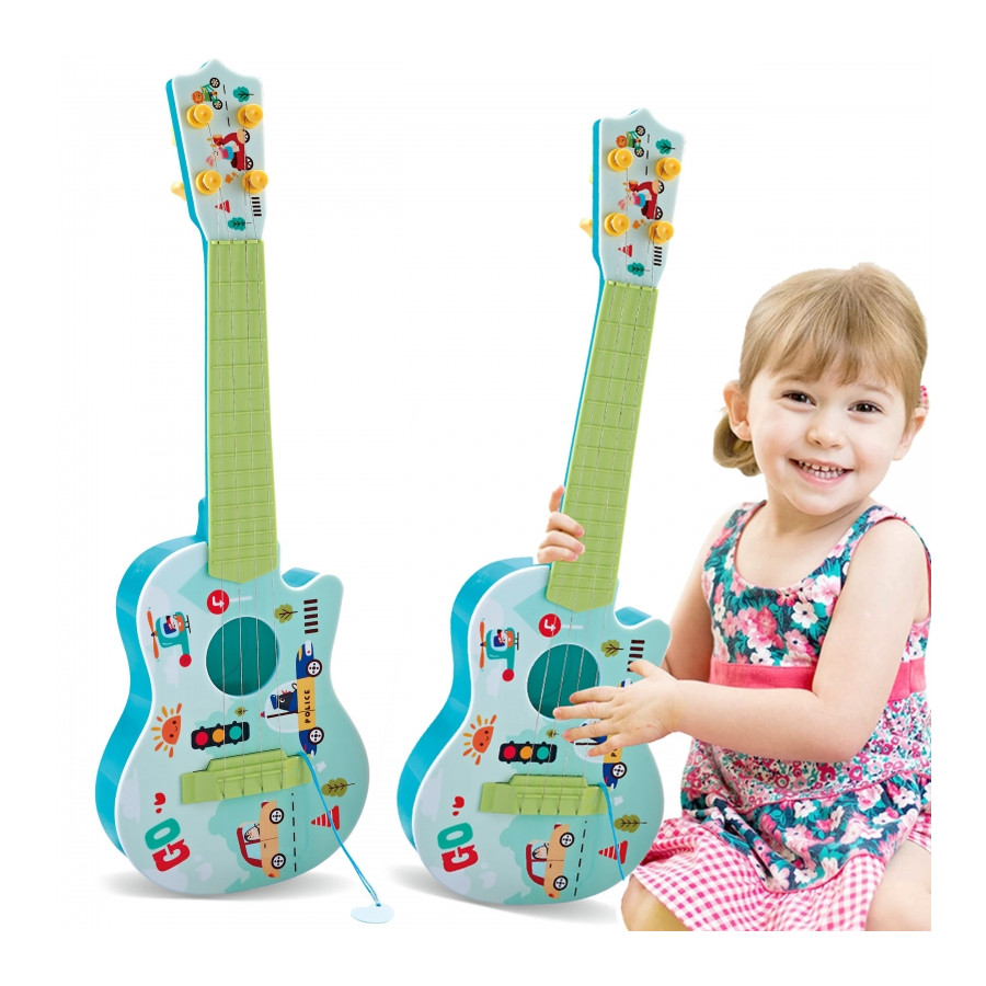 Gitara akustyczna dla dzieci Zielona 43 cm / Woopie