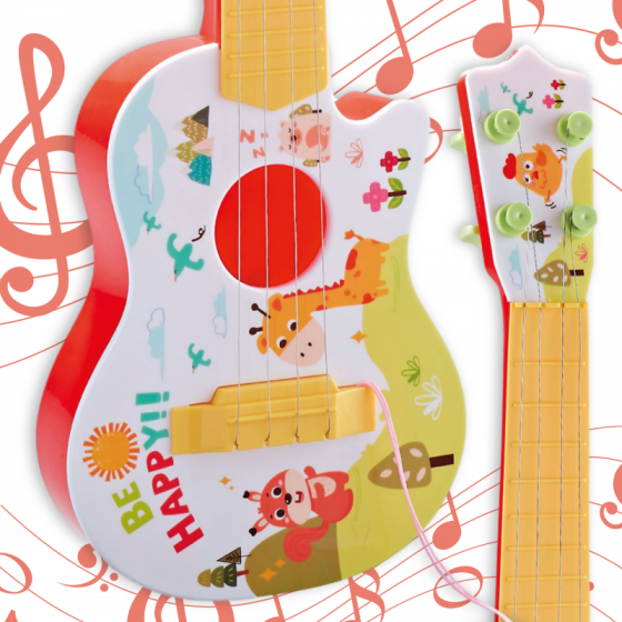 Gitara akustyczna dla dzieci Czerwona 43 cm / Woopie