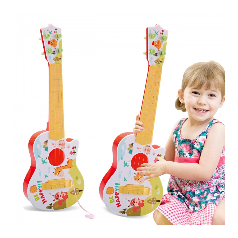 Gitara akustyczna dla dzieci Czerwona 43 cm / Woopie