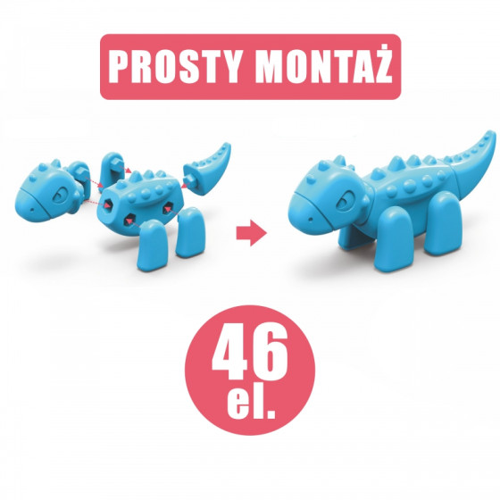 Gra planszowa Dinozaury 46 el. / Woopie