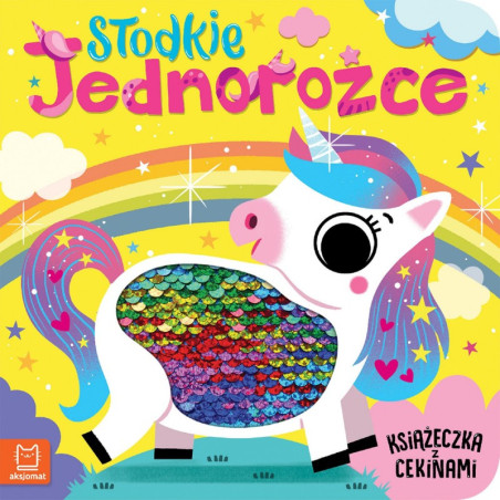 Dotykowa książeczka sensoryczna Słodkie jednorożce / Aksjomat