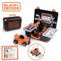 Walizka z narzędziami + autko w częściach Black&Decker / Smoby