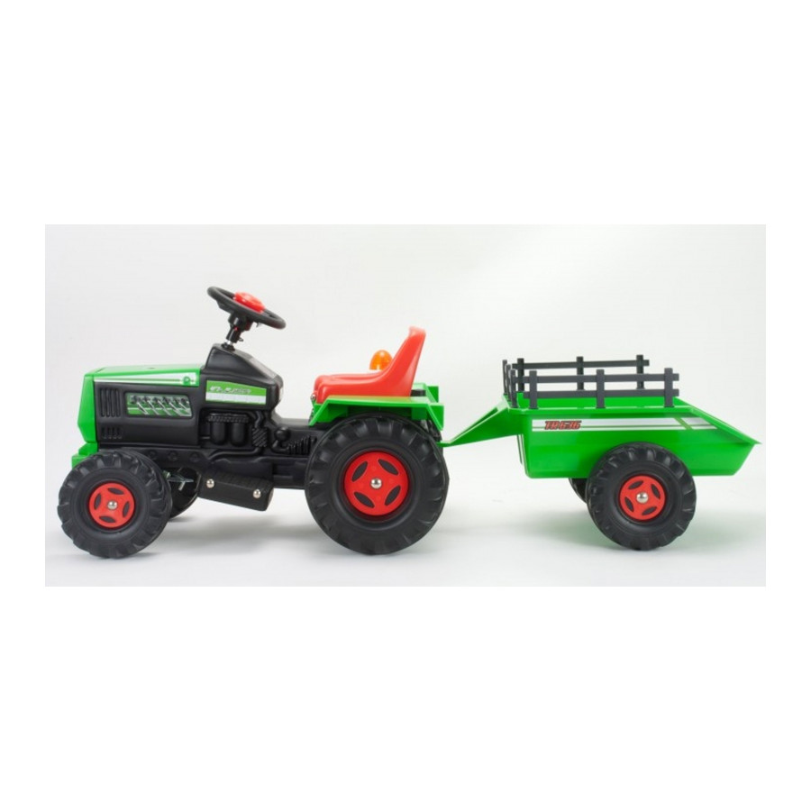 Traktor na akumulator Basic 6V + przyczepka / Injusa