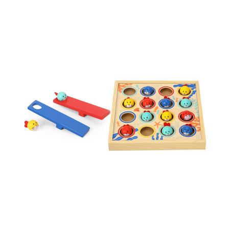 Gra zręcznościowa latające rybki 19 el. / Tooky toy