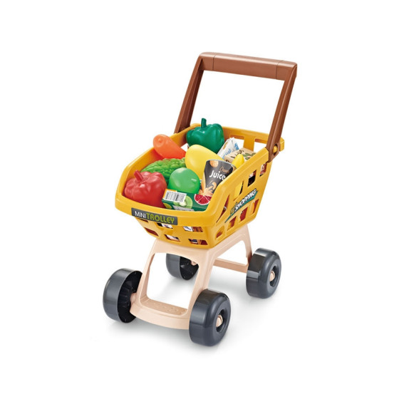 Supermarket z wózkiem sklepowym + 48 akc. / Woopie