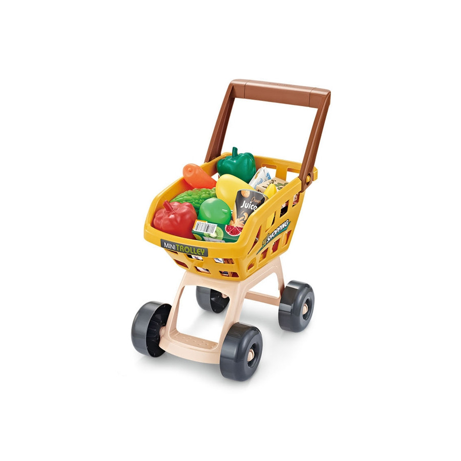 Supermarket z wózkiem sklepowym + 48 akc. / Woopie