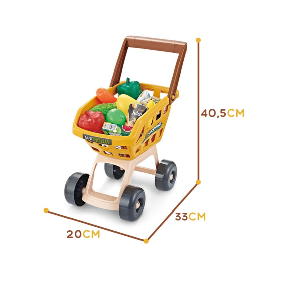 Supermarket z wózkiem sklepowym + 48 akc. / Woopie