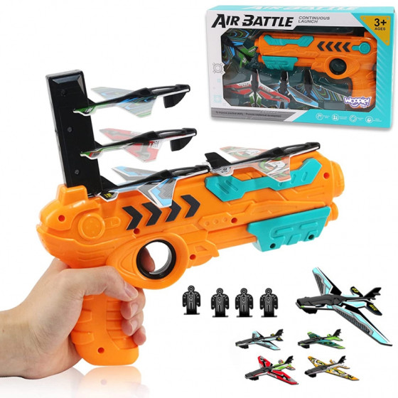 Automatyczna wyrzutnia + 4 samoloty / Woopie