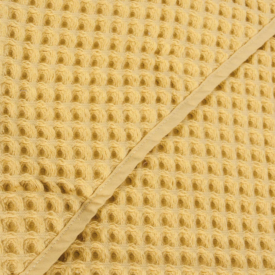 Ręcznik dla niemowlaka Waffle 100x100 cm Cream Gold / Ceba Baby