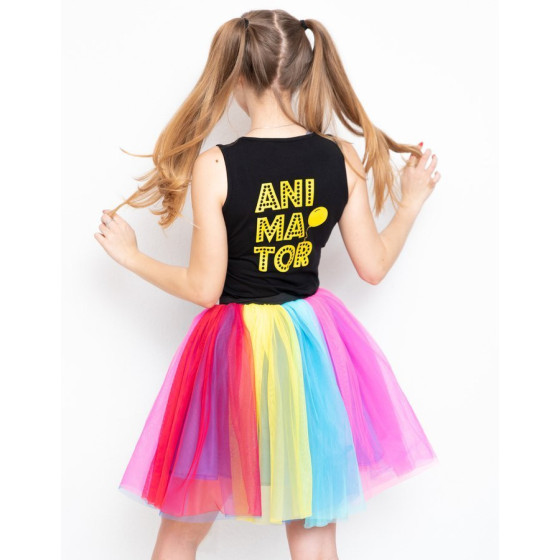 Spódnica animacyjna tutu tęczowa L-XL / Akson