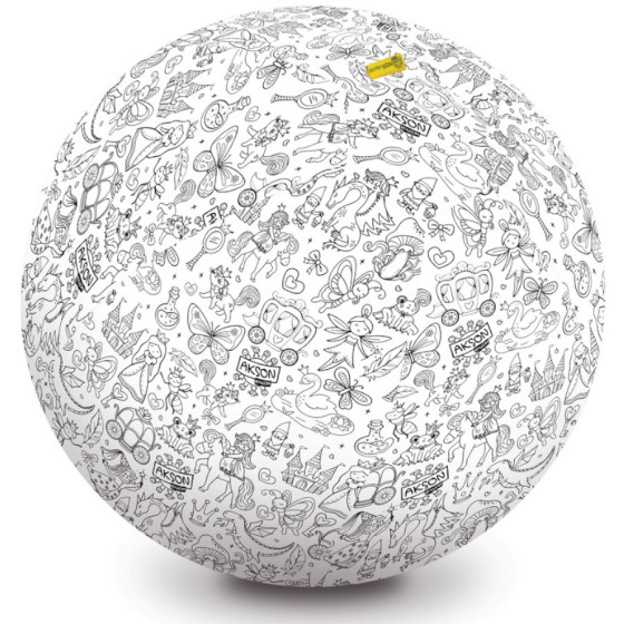 Piłka balonowa do kolorowania wróżki 85 cm / Akson