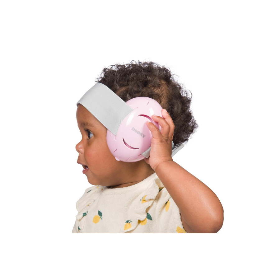 Słuchawki wygłuszające dla dzieci 0-36 m Różowe / Dooky