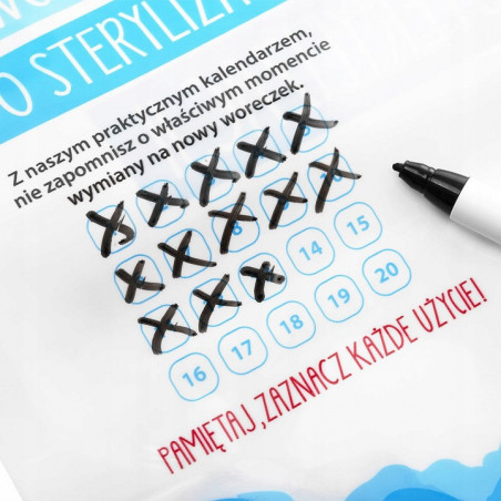Wielorazowe woreczki do sterylizacji w mikrofali 1 szt. / Bocioland