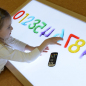 Zestaw literek i cyferek w przeźroczystych kolorach / Masterkidz Zestaw literek i cyferek w przeźroczystych kolorach / Masterkidz