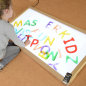 Zestaw literek i cyferek w przeźroczystych kolorach / Masterkidz Zestaw literek i cyferek w przeźroczystych kolorach / Masterkidz