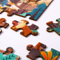 Puzzle z woreczkiem Alpejskie zwierzęta 49 el. / Tooky toy Puzzle z woreczkiem Alpejskie zwierzęta 49 el. / Tooky toy