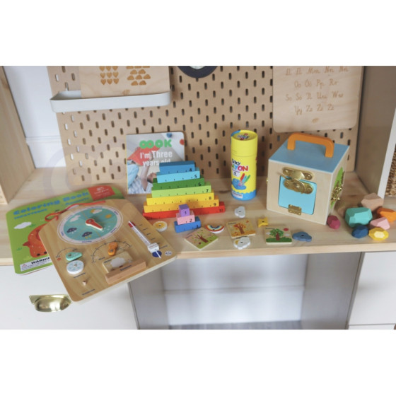 Zestaw zabawek edukacyjnych 6w1 / Tooky toy
