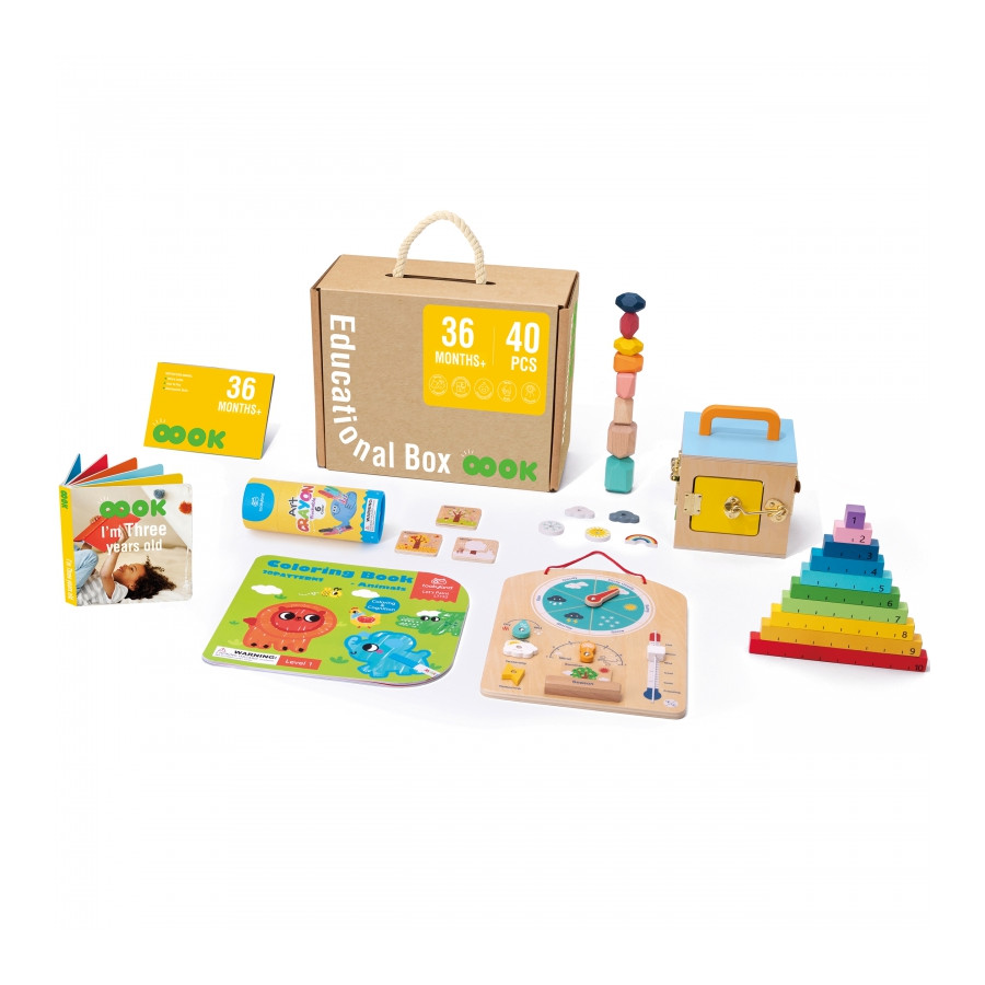 Zestaw zabawek edukacyjnych 6w1 / Tooky toy Zestaw zabawek edukacyjnych 6w1 / Tooky toy