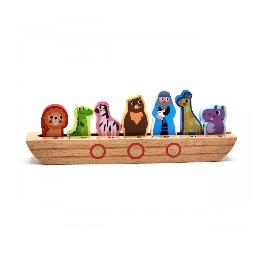 Układanka z zagadkami Arka Noego / Tooky toy
