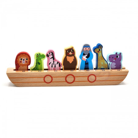 Układanka z zagadkami Arka Noego / Tooky toy