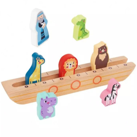 Układanka z zagadkami Arka Noego / Tooky toy