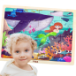 Drewniane puzzle Sekrety morza 24 el. / Viga Drewniane puzzle Sekrety morza 24 el. / Viga